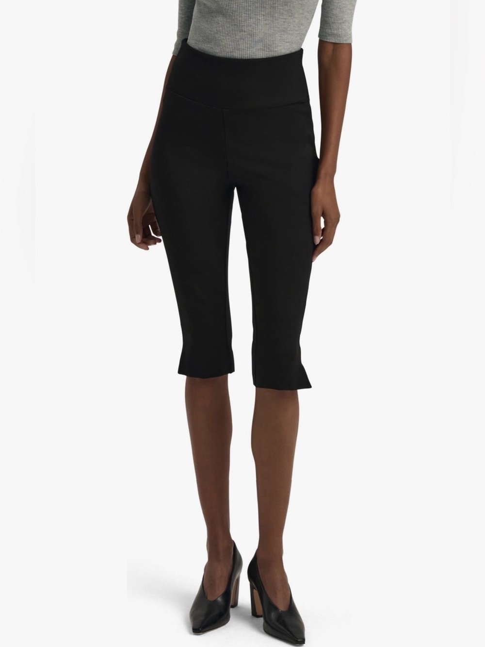 Favorite Daughter the Carrie pedal pusher slit hem capri pants sz M sold out